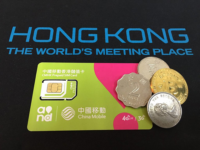 Sim Card serta Kartu Octopus